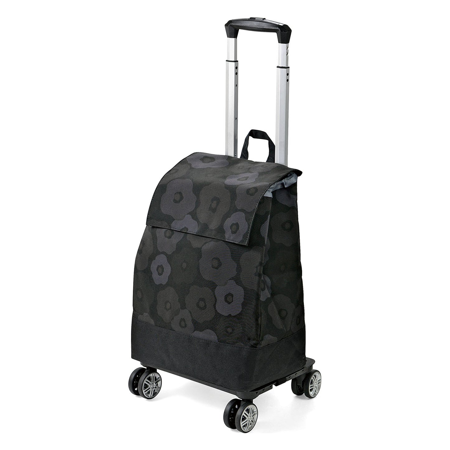 折りたたみ4輪ショッピングカート カブセタイプ  15-5040