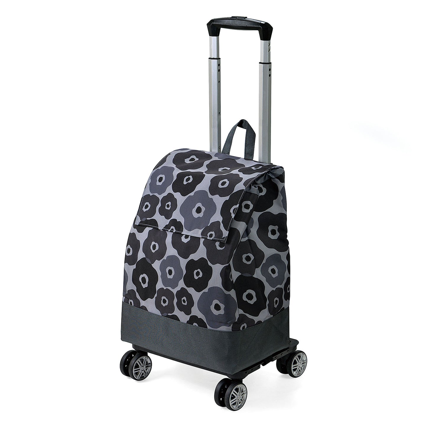 折りたたみ4輪ショッピングカート カブセタイプ  15-5040