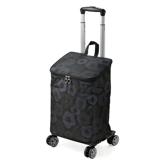 折りたたみ4輪ショッピングカート ファスナータイプ  15-5041