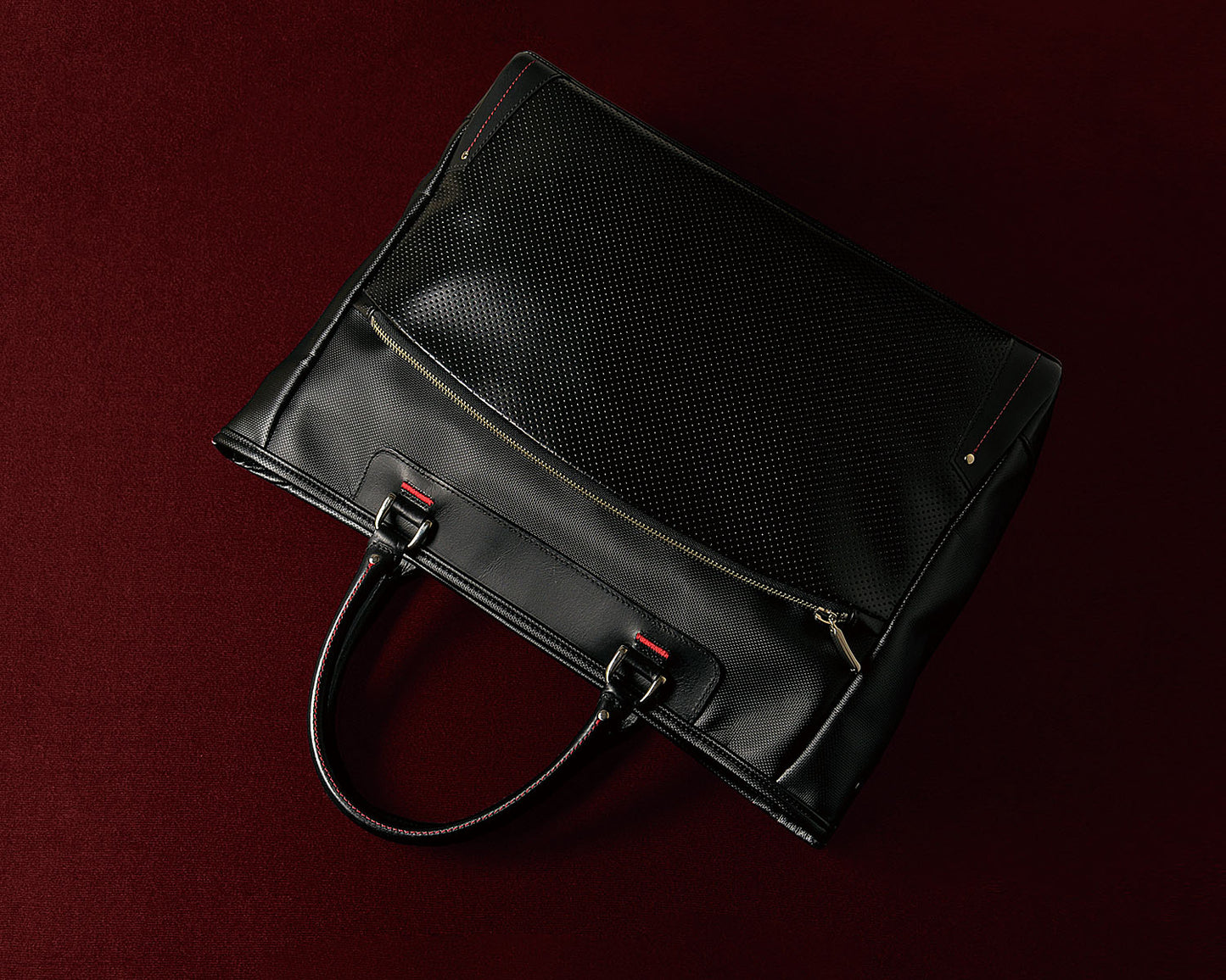 BAGGEX 紅 ブリーフバッグ 23-0585