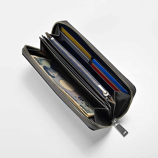 ラウンドファスナー長財布 - 4U by UNOFUKU 35-0194