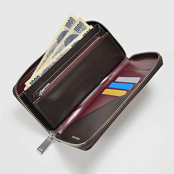 ラウンドファスナー長財布フルオープンタイプ - 4U by UNOFUKU 35-0195