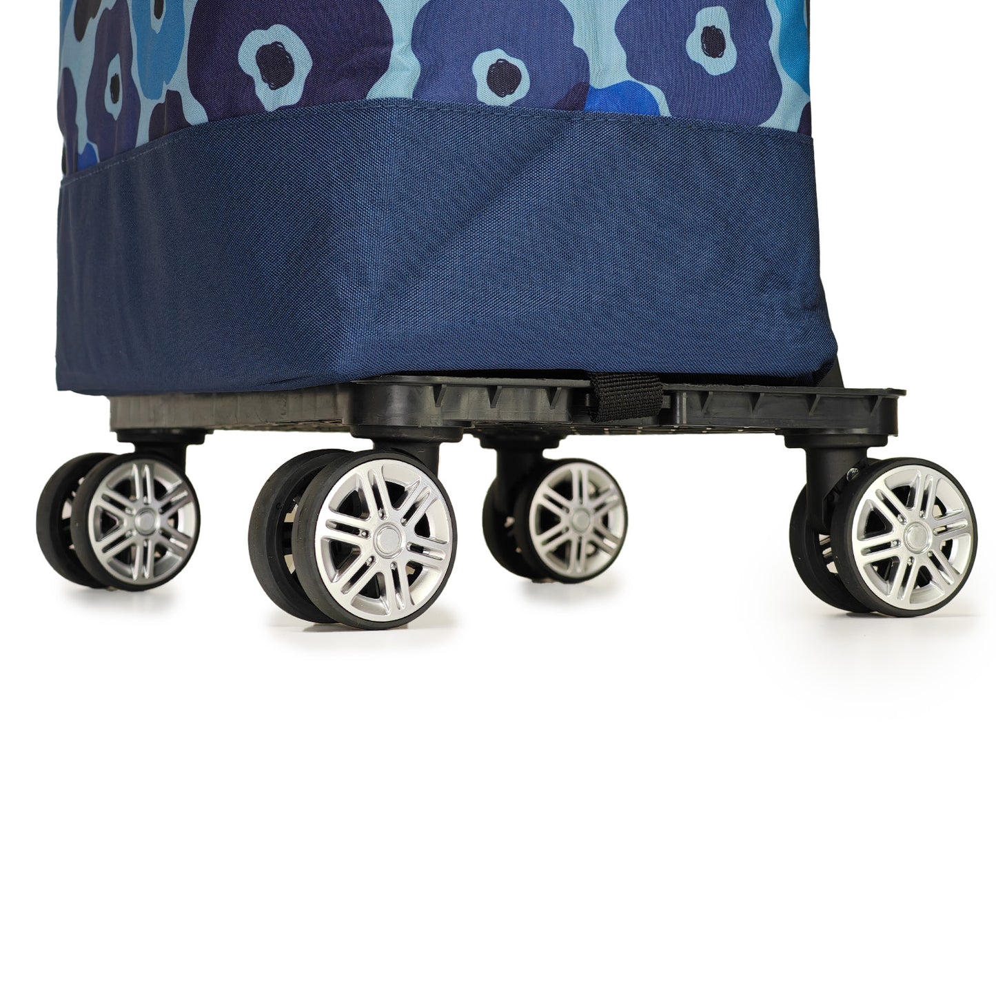 折りたたみ4輪ショッピングカート カブセタイプ  15-5040