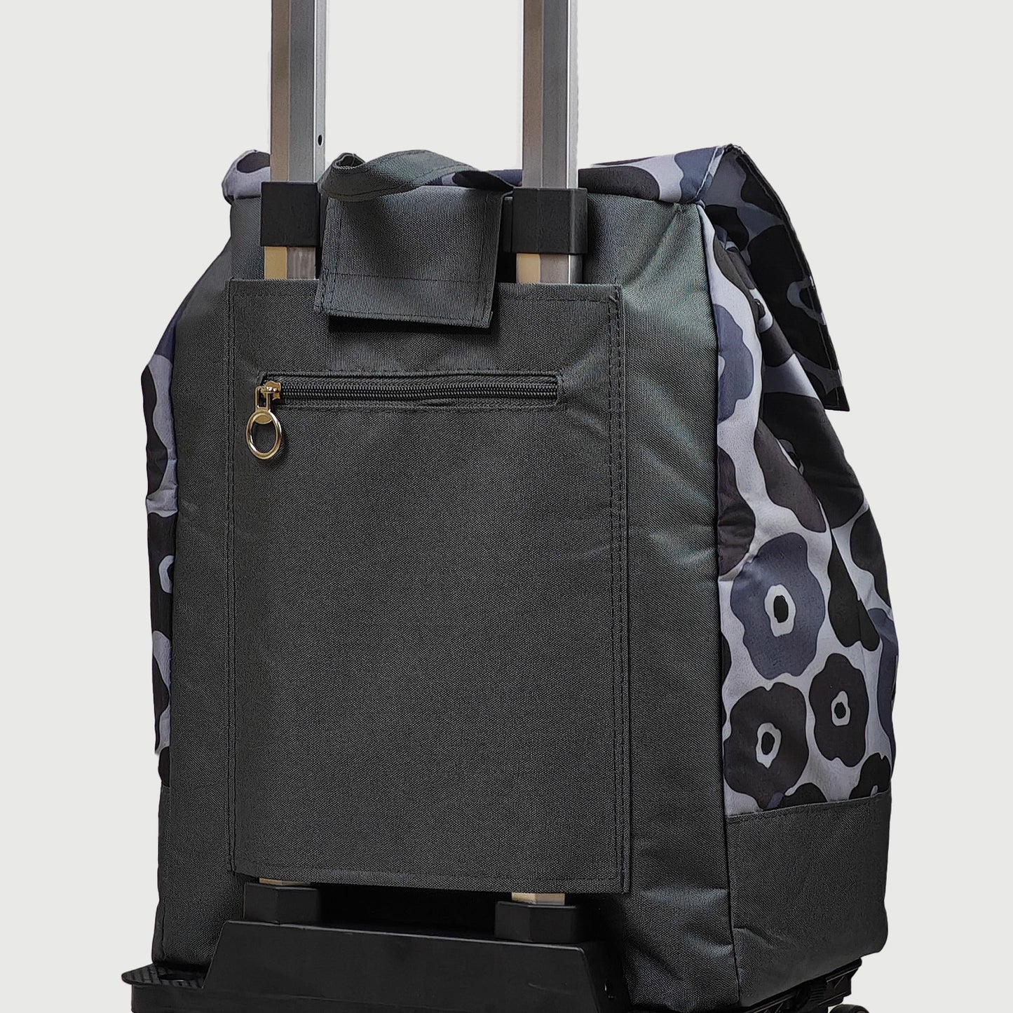 折りたたみ4輪ショッピングカート カブセタイプ  15-5040