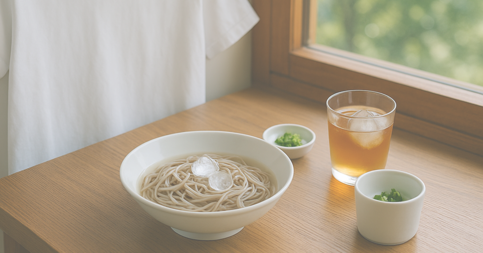 この夏、私の“涼しさ”は白Tと器に託されている。｜猛暑日記