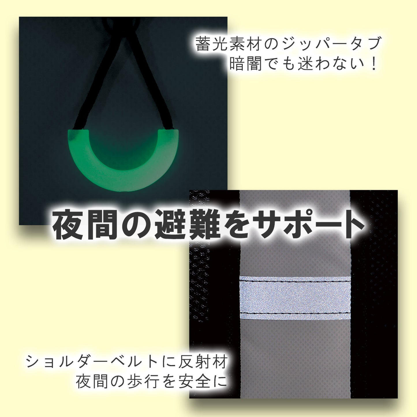 防災リュック 非常用持ち出し袋 防災グッズ8点・15点 13-6185