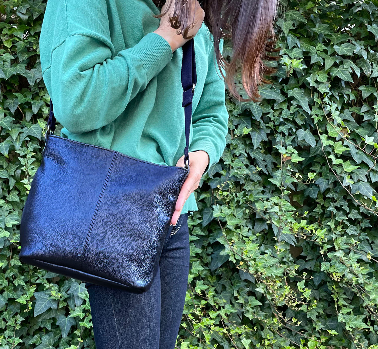 レザーショルダーバッグ 牛革 15-0029