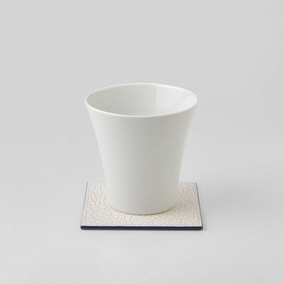 【五つ星ひょうご選定商品】出石焼ロックグラス＆レザーコースター 51-0446