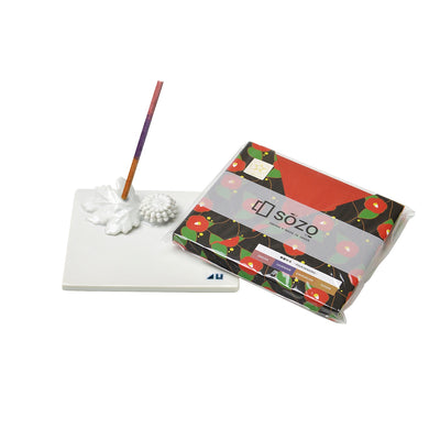 【出石焼】菊花香置き お香付き 51-0455