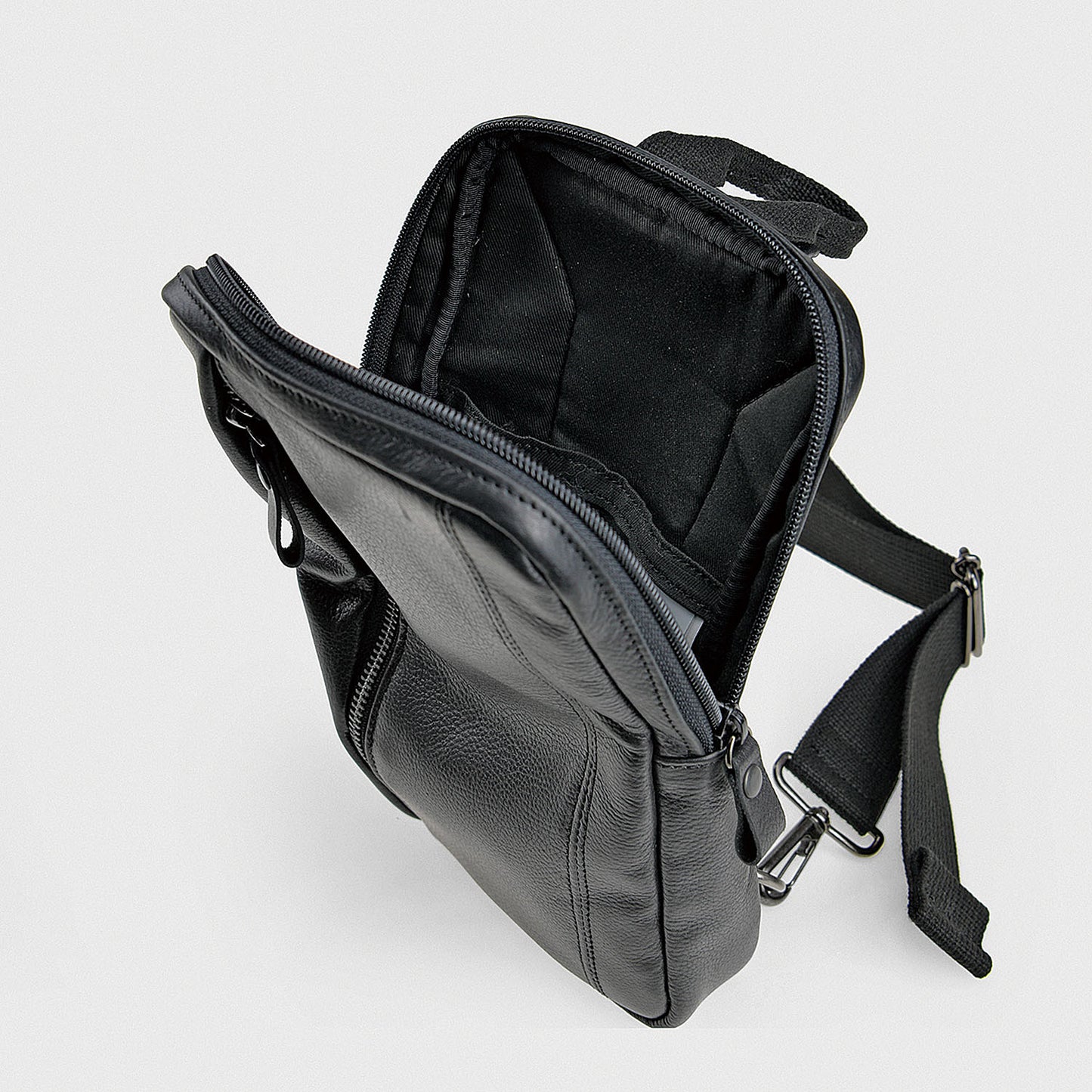 豊岡製鞄 オールレザーボディバッグ