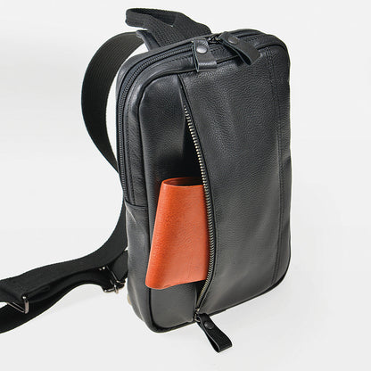 豊岡製鞄 オールレザーボディバッグ