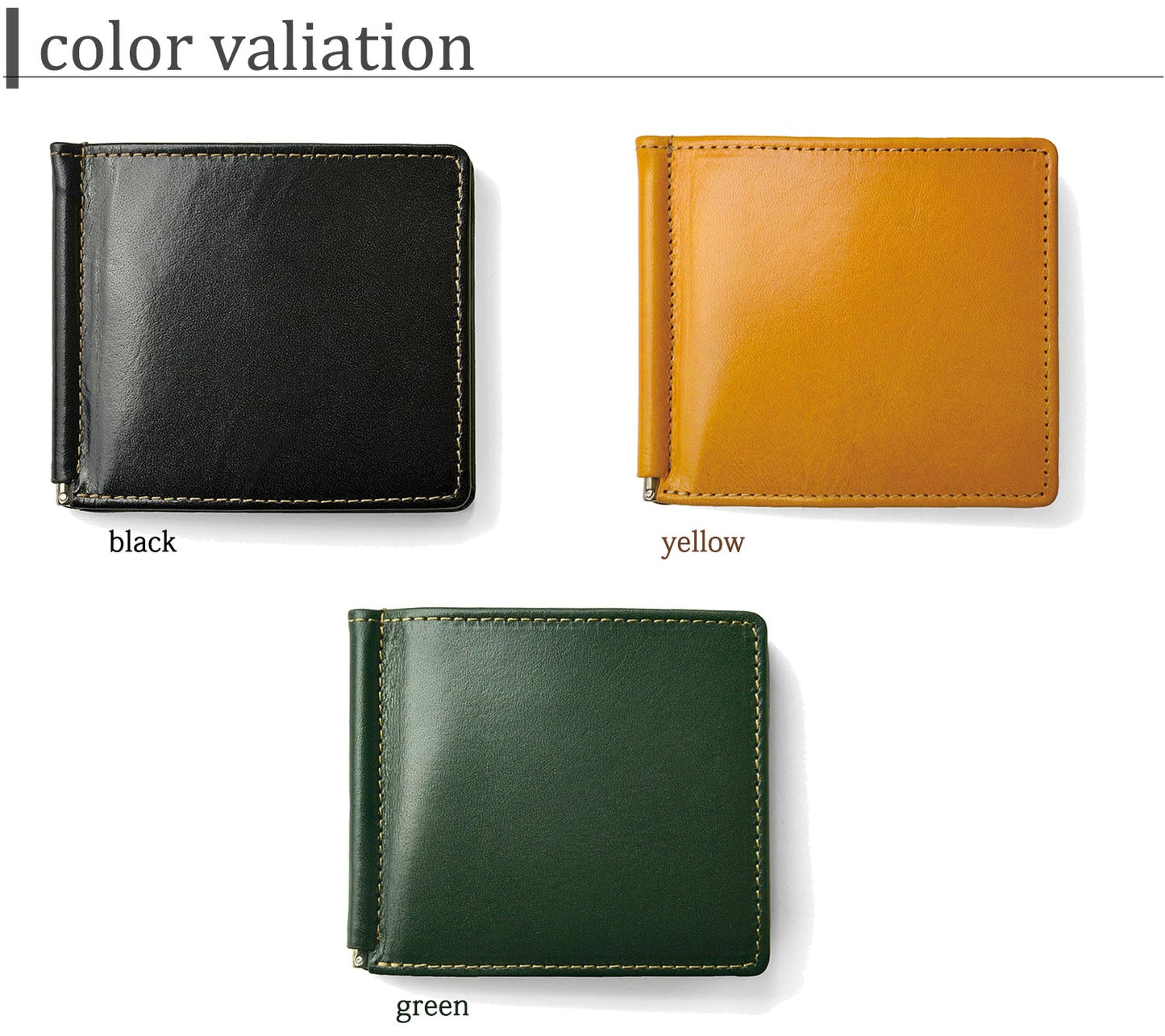 re:credo SMALL LEATHER GOODS マネークリップ